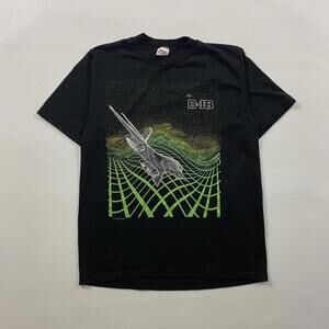 Vintage 90s B-1B Bomber Jet Tee